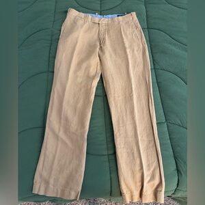 Polo by Ralph Lauren Beige/Tan Men's linen blend Chino Pants